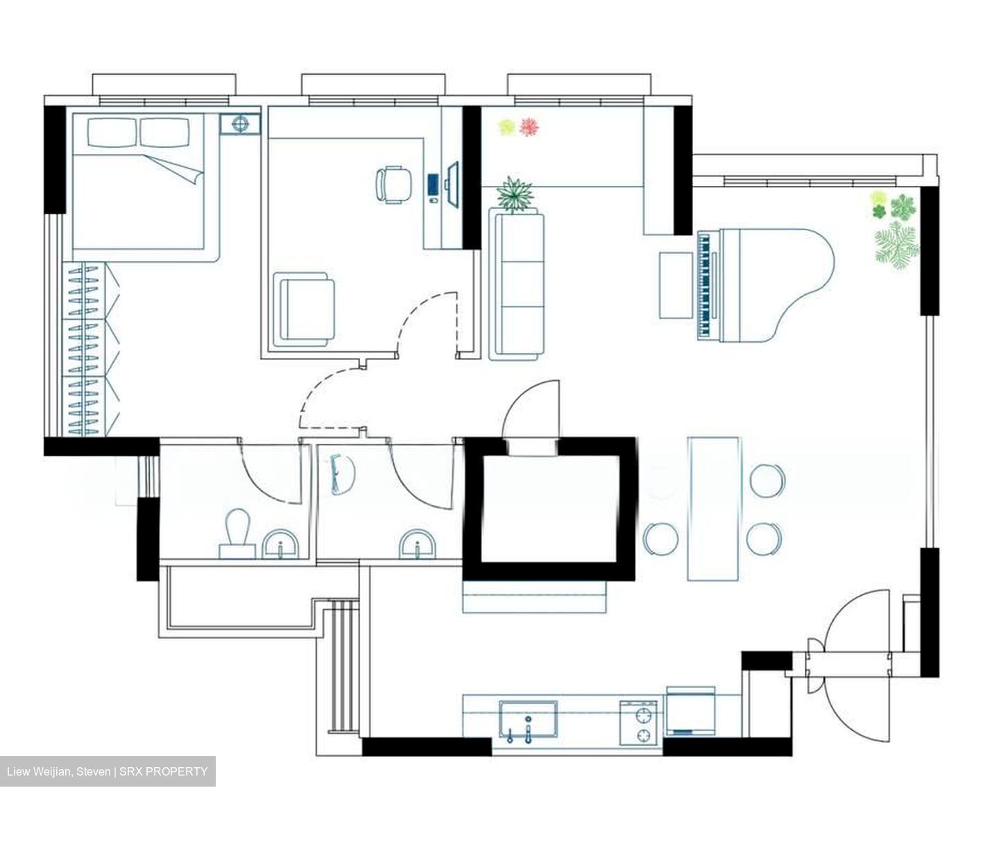 Blk 90A Telok Blangah Parcview (Bukit Merah), HDB 4 Rooms #574238361